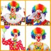 10 Pcs Clown Costume Set, Funny Clown Nose Clown Wig Clown Bow Clown Tie White Gloves Clown Accessories for Halloween Carnival Circus Cosplay Party - Image 7