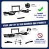 Yes4All Pull Up Bar - Solid 1 Piece Main Bar Construction, Home Exercise Equipment for Total Upper Body Workout - Portable Door Frame Chin Up Bar for Home Gym, Workout Bar for Doorway - Image 2