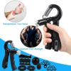 8 Pack Hand Grip Strengthener Kit with Counter,Hesento Grip Strength Trainer,Adjustable Hand Gripper Forearm Strengthener,Hand Strengthener,Finger Stretcher,Grip Ring & Stress Relief Ball for Athletes - Image 3