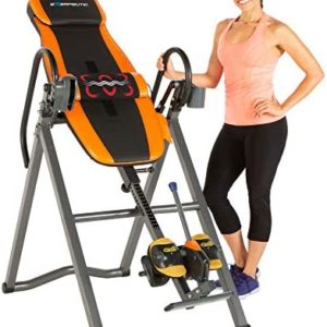 Exerpeutic 475SL Inversion Table with AIRSOFT No Pinch Ankle Holders & SURELOCK Safety Ratchet System
