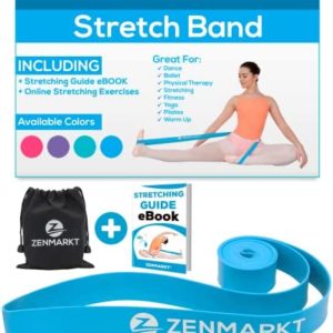 Zenmarkt Stretch Bands for Dancers and Gymnasts - Exercise Bands for Dance, Ballet, Gymnastics, Cheerleading, Pilates Training Stretching Band Dance Stretch Bands for Flexibility Ballet Barre E-Book
