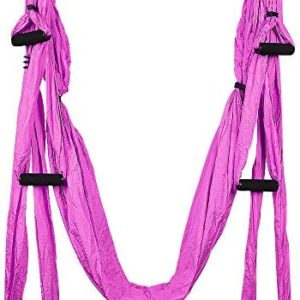 NYW Anti-Gravity Yoga Swing Hammock Body Aerial Trapeze Flying Sling Inversion Home Pink