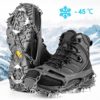 Crampons Ice Cleats Traction Snow Grips for Boots Shoes Women Men Kids Anti Slip 19 Stainless Steel Spikes Safe Protect for Hiking Fishing Walking Climbing Mountaineering - Image 2