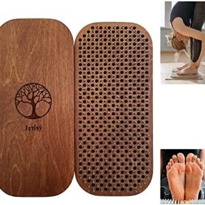 Sadhu Board for Yoga Practice Meditation, Handmade Wooden Board with Nails for Standing on Feet, Sadhu Practice Wood Board with Galvanized Nails, Relaxation Board for Acupuncture Massage, Yoga Gift