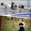 Resistance Band Pull Up Assistance Bands,Set of 5 Resistance Heavy Duty Exercise Stretch Fitness Bands for Stretching Power Lifting Workout Training with Instruction Guide,Carrying Bag - Image 7