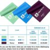 A AZURELIFE Resistance Bands, Professional Non-Latex Elastic Exercise Bands, 5 ft. Long Stretch Bands for PT, Yoga, Pilates, Rehab, at-Home or The Gym Workouts - Image 3