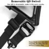 2 Point Sling Quick Adjust QD Rifle Sling with QD Sling Swivels, 2 PCS QD Sling Mount for Mlok Rail Push Button Quick Release Sling Attachment, Quick Disconnect Sling with Fast Thumb Loop - Image 7