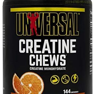 Universal Nutrition Creatine Chews - 5g of Creatine Monohydrate in Each Serving Delicious Wafers - 36 Servings - Orange, 0.17 Ounce (Pack of 1)