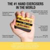 PROHANDS Gripmaster Hand Exerciser, Finger Exerciser (Hand Grip Strengthener), Spring-Loaded, Finger-Piston System, Isolate & Exercise Each Finger - Image 4