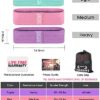 Resistance Bands Set - Booty & Legs Exercise Bands, Anti-Slip Fabric Stretch Bands, Workout Bands for Women/Men, Working Out, Hip Circle Lift, Thigh, Squat, Yoga, at Home Fitness or Gym - 3 Levels - Image 6