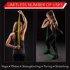 THERABAND Resistance Bands Set, Professional Non-Latex Elastic Band For Upper & Lower Body Exercise, Strength Training without Weights, Physical Therapy, Pilates, Rehab, Yellow & Red & Green, Beginner - Image 3