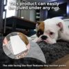 BaHoki Essentials Carpet Slip Stickers - Strong Grip on All Type of Floor Surface - Stick on Under Rug for Non Slip Carpet Grip - Rug Pads with Suction Pores for Firm Grip - 4 Pack - Image 3