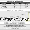 Over the Calf Work Socks for Men and Women 9-11 10-13 13-15 Moisture Wicking Tall Cushioned Boot Socks 6-pack - Image 3