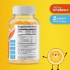 Doctors Finest Vitamin C Gummies for Kids, Vegan, GMO Free & Gluten Free, Great Tasting Orange Flavor Pectin Chews, Kids Dietary Supplement, 120 Jellies [60 Doses] - Image 2