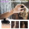 Scalp Massager Shampoo Brush, Hair Scalp Scrubber Head Massager for Stress Relax Hair Growth, Shower Hair Brush for Women Men Kids, Black - Image 3