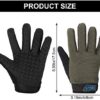 Taurlity 3 Pairs Kids Cycling Gloves Full Finger Bike Gloves Children Sport Gloves Non-Slip Breathable Children Fishing Gloves for Outdoor Sports Riding Fishing Climbing - Image 2