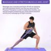 MJIYA Yoga Stretch Exercise Strap with 10 Flexible Loops Thicken Exercise Band Gravity Fitness Stretching Strap Physical Therapist Recommended Exercises and Pilates Workouts - Image 4
