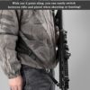 2 Point Sling Quick Adjust QD Rifle Sling with QD Sling Swivels, 2 PCS QD Sling Mount for Mlok Rail Push Button Quick Release Sling Attachment, Quick Disconnect Sling with Fast Thumb Loop - Image 4