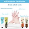 10 Pack Hand Cream Set for Dry Hands Body Hand Care Cream for Dry Cracked Hands Natural Plant Fragrance Moisturizing Travel Size Hand Lotion Bulk Gifts for Women-30ml - Image 3