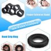 XonyiCos Hand Grip Strengthener kit（7 Pack）, Forearm Workout Trainer Adjustable Hand Grip Exercise,Finger Strength Exerciser, Finger Stretcher, Grip Ring & Stress Relief Grip Ball for Finger Rehab - Image 6