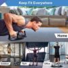 Ultimate Push Up board, Portable at Home Gym, Strength Training equipment for Men, Home Workout Equipment with 15 Gym Accessories, Foldable Pushup bar with Resistance band, Pilates Bar, Jump rope - Image 6