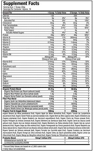 Meal Replacement Shake, Organic | Purely Inspired All-in-One Meal Replacement | Plant Based Protein Powder for Women & Men | Organic Protein Powder | Protein Shake Powder | Chocolate, 1.3 Pounds - Image 7