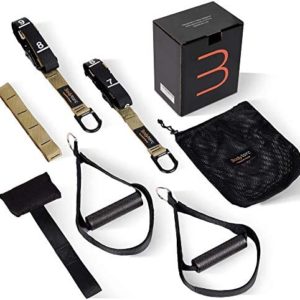 Bodytorc Suspension Trainer. Bodyweight Training Straps For Full Body Home Workouts. Home Gym Equipment Includes Door Anchor.