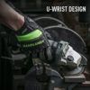 Utility Work Gloves Men Women, Synthetic Leather Work Gloves, TPR Protector Heavy Duty Work Gloves Mechanic Glove Touchscreen - Image 5