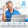 BOB AND BRAD Hand Exercise Balls, Stress Balls for Adults, Tri-Density Squeeze Balls for Hand Therapy, Grip Strength Trainer for Arthritis, Hand Grip Strengthener (3 Pack, Soft Medium Hard) - Image 2