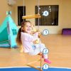 Gym Set for Kids 3in1: Trapeze Bar, Triangle Rope Ladder, Disk Swing - Indoor Kids Gym Climbing - Backyard Playset for Kids - Image 7