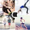 JMOKA Non-Slip Knee Brace Soft Knee Pads Breathable Knee Compression Sleeve for Dance Wrestling Volleyball Basketball Running Football Jogging Cycling Arthritis Relief Meniscus Tear for Women Men - Image 3