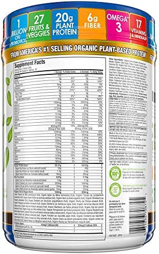 Meal Replacement Shake, Organic | Purely Inspired All-in-One Meal Replacement | Plant Based Protein Powder for Women & Men | Organic Protein Powder | Protein Shake Powder | Chocolate, 1.3 Pounds - Image 6