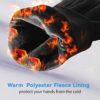 SUOYANA Winter Gloves Touch Screen Gloves Warm Waterproof Windproof Full Palm Non-Slip Lightweight for Women and Men Running,Walking,Cycling,Driving in Cold Weather - Image 2