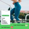 Track Your Fitness Journal with 60" Tape | 145 Entry Pages 6" x 9" Easy to Use Workout Notebook | Crush Your 2021 Weight Loss or Muscle Gain Goals - Image 2