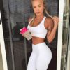 Botel High Impact Sports Bras for Women, Criss Cross Sports Running Bra, High Support Bra with Removable Cups - Image 7