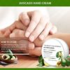 Hand Cream, Anti Aging Avocado Hand Moisturizing Cream, Vitamin C and Vitamin E for Dry Cracked Hands, Repair Skin of the Hands, Non-greasy Travel Care Lotion for Men and Women - 3.52 fl.oz - Image 2
