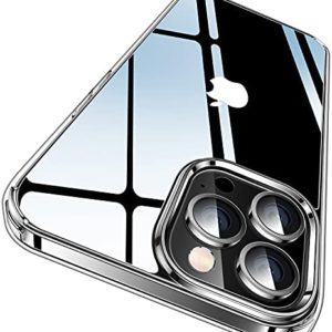 CASEKOO ClearPrime Series for iPhone 14 Pro Max Case, [Not Yellowing] [Military Drop Protection] Shockproof Protective Phone Cover 6.7 inch 2022, Crystal Clear