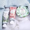 Hand Cream Gift Set - Hand Lotion Gift Box for Women, Travel Size Hand Cream Gift Set, Repair&Moisture Dry Hands, Skin Care Birthday Gift Set for Women, Includes 2 Hand Cream & Exfoliating Cream - Image 3