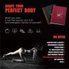 A5 Fitness Planner & Workout Logbook -18 Weeks Fitness & Nutrition Journal Planner, Workout Tracker, Exercise Log Book to Track Weight Loss, Muscle Gain, Gym, Bodybuilding Progress–Wine Red - Image 2