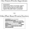 Truvani Plant Based USDA Certified Organic Protein Powder, Vanilla, 20.9oz (1pk, 20 Servings) - Image 4