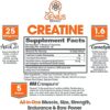 Genius Micronized Creatine Monohydrate Powder, Post Workout Supplement, Green Apple - 100% Naturally Flavored & Sweetened - Supports Muscle Building, Cellular Energy & Cognitive Function – 195g - Image 2