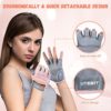 UTEBIT Workout Gloves for Women, Fitness Breathable Exercise Gloves for Weightlifting, Training, Fitness, Hanging, Pull ups, Weight Lifting Gloves with Microfiber Fabric and Non-Slip Silicone. - Image 6