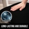 Gorilla Grip Memory Foam Chair Cushions, Slip Resistant, Thick and Comfortable Seat Cushion Pads, Durable Soft Pain Relief Pad for Office Desk, Dining Table, Kitchen Chairs, Set of 2, 16x16, Black - Image 6