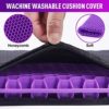 Gel Seat Cushion, Seat Cushion, Breathable - Sit Longer, Feel Better - Butt, Back, Sciatica, Hip, Coccyx Pain Relief Pad, Gel Seat Cushion for Wheelchair Cushion, Office Chair, Car, Long Travel - Image 5