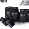 Knee Pads For Kids/Adult Elbows Pads Wrist Guards 3 In 1 Protective Gear Set For Skateboarding, Roller Skating, Rollerblading, Snowboarding, Cycling(S/M/L) By STARPOW - Image 2