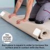 BaHoki Essentials Carpet Slip Stickers - Strong Grip on All Type of Floor Surface - Stick on Under Rug for Non Slip Carpet Grip - Rug Pads with Suction Pores for Firm Grip - 4 Pack - Image 6
