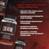 Huge Supplements Creatine Monohydrate Pills, 5000mg of Pure Creatine, Clinically Dosed to Boost Performance, Increase Muscle Strength and Size, 30 Servings - Image 7