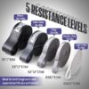 Resistance Band Pull Up Assistance Bands,Set of 5 Resistance Heavy Duty Exercise Stretch Fitness Bands for Stretching Power Lifting Workout Training with Instruction Guide,Carrying Bag - Image 2