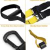 Bodyweight Resistance Training Straps, JIYUNTOO Suspension Training System, Full Body Workouts Trainer Kit for Home Travel Outdoors, Include Door Anchor and Wall Anchor - Image 3