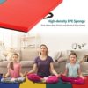 Dkeli Gymnastics Mat Yoga Mat Exercise Mat Folding Extra Thick Tumbling Mat for Home Gym with Carrying Handles 4'x8'x2 Anti-Tear Fitness Aerobics Crash Panel Mat for Kids, Adult - Image 2